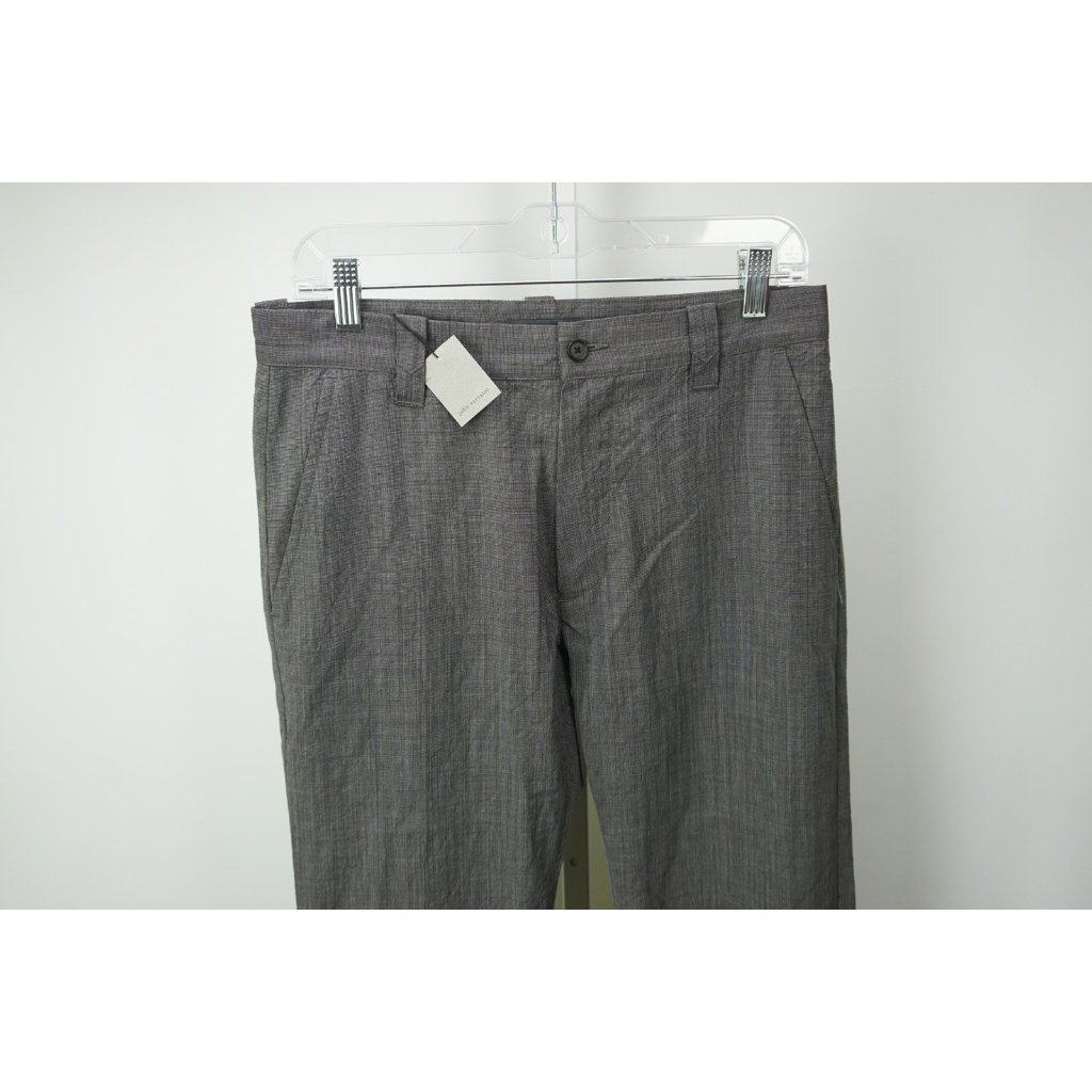 John Varvatos Gray Nailhead Mens Cotton Pants Sz 48 Brand New